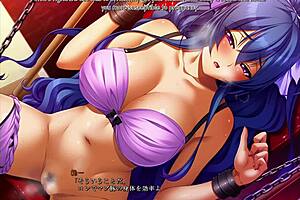 i got bound in bondage and feel so helpless in this anime hentai scene, mahiro