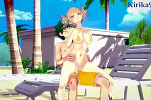 Himiko Toga And Mitsuki Bakugo Intense Sex With Izuku Midoriya!