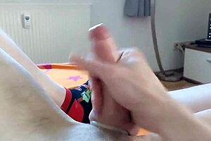 Intriguing scenes of watching gay porn cumshots unfold