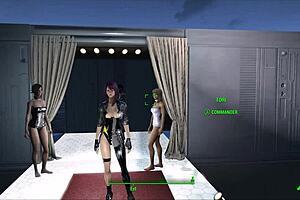 fallout 4 fashion inspired by cyberpunk 2077 styles