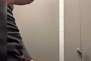 Feeling Wild in Home Depot Bathroom Jerkoff Session, So Risky!