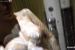 German Teen Whispers Dirty Secrets In The Shower For You