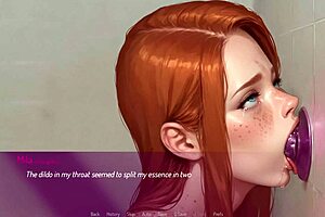 My redhead wife dives into rough deepthroat live online. 3D hentai animated porn with Mila AI!