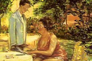 An old vintage erotic illustration unfolds a hidden sensual story