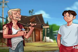 Summertimesaga E2 36 - Barn Shakes with Wild Uncensored Hentai Big Ass Action