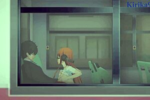 Futaba Sakura, Ann Takamaki, and Ren Amamiya in intense hentai sex with big tits.