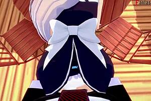 Belfast Says, Come To Lunch And Fuck Me! Watch Full Azurlane Movie And POV On Sheer Fantasyking3