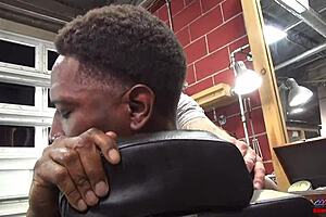 rocco steele pounds romance bareback in the barbershop