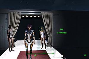 fallout 4 fashion inspired by cyberpunk 2077 styles