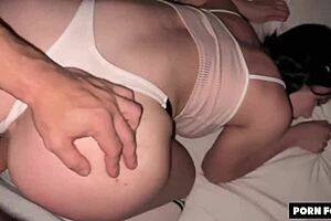 Just 19, wanna see this busty petite teen take a huge cock?
