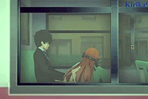 Futaba Sakura, Ann Takamaki, and Ren Amamiya in intense hentai sex with big tits.