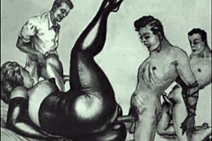 Explore Seductive Vintage Erotic Drawings with Retro Charm