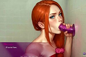 My redhead wife dives into rough deepthroat live online. 3D hentai animated porn with Mila AI!