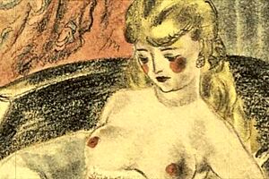 Vintage erotic drawings with seductive antique charm, hinting at hidden desires.