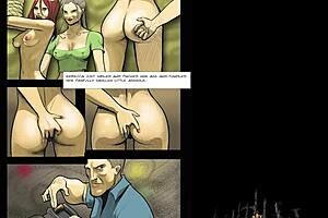 Cartoon Babes Screaming from Intense Cock Action