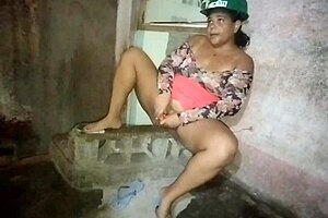 boss lady masturbates hard while waiting for workers