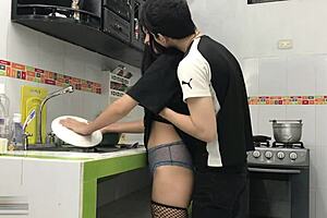 Milf Meets Stepsister Without Panties