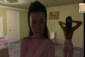 wife and stepmother in cartoon scene