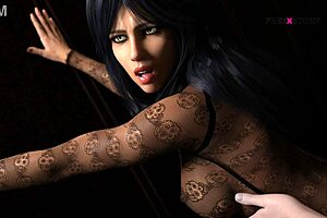 Alex Drills Tracy's Tight Pussy and Ass in 3D Desire Game