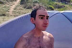 Step Gay Dad Surfs Up with Clothing Optional Adventures