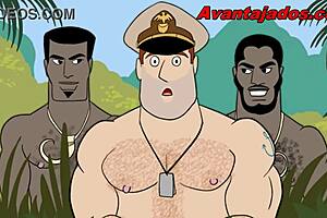 gay military porn in cartoon with brazilian pornstars