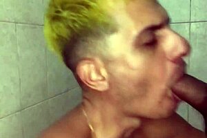 sneaky twink sucked off a guy from the field through my secret gloryhole.