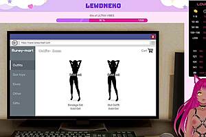 Vtuber Lewdneko Plays Harem Hotel Part 22, Featuring Blowjob And Vibrator Scenes