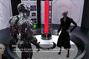 through spacetime adventure in anime hentai series!