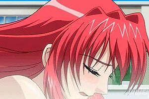 Hentai - Step Siblings Almost Caught in the Pool