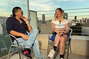 Keila bassi, how does this juicy slut eat giant dick between breads in juan bustos podcast?