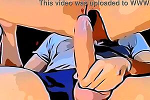 cartoon - meteflix terminou com rola grossa na buceta apertada, hein?