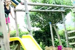 watch selina 18 get fucked by big black cock outdoors?