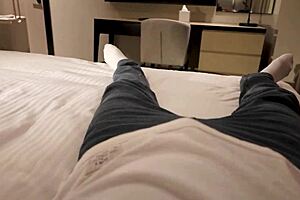 Stepmother Shares Hotel Bed Intimately