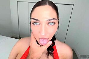 vivian taylor says, 'oh yeah, cumming on jmac's big dick, begging for more'