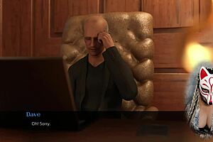 Man, I’m obsessed with this sexy secretary’s huge boobs, damn hot fox!