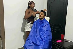 i went for a haircut and ended up fucking the stylist hard