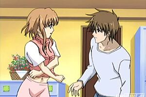 caught my busty step sister changing clothes in hentai