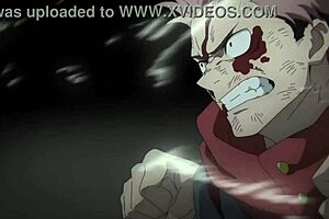 itadori and mahito in skyfall, best quality hentai action.