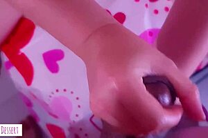 little dessert invites fan for bedroom fucking fun