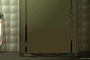 bombshell barista bound in public outdoor bondage anime hentai