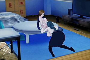 Nobara and Maki Engage in Lesbian Sex in Jujutsu Hentai