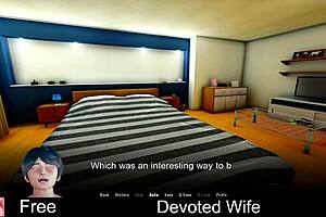 Devoted wife in animated fantasy