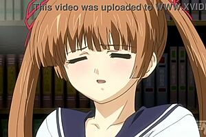 hentai tale of an 18yo schoolgirl caught masturbating in school, uncensored with subtitles.