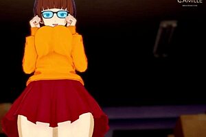 Velma Dinkley Solves Mystery with Tight Pussy