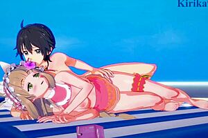 maho and karin and yuuki have intense sex... 😈