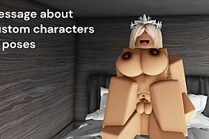 the rich girl in roblox cartoon anime hentai gets fucked by a guy. she rides him and gets creampied.