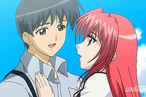 Hentai - Step Siblings Almost Caught in the Pool