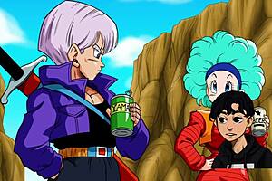 bulma turns nympho in squirting creampie compilation