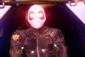 in subverse, the hot robot slut gives a blowjob in space