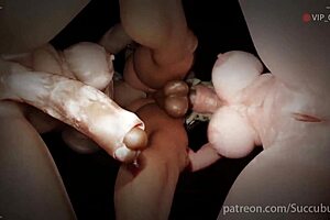 Futa With Huge Cock Fucks Hard!